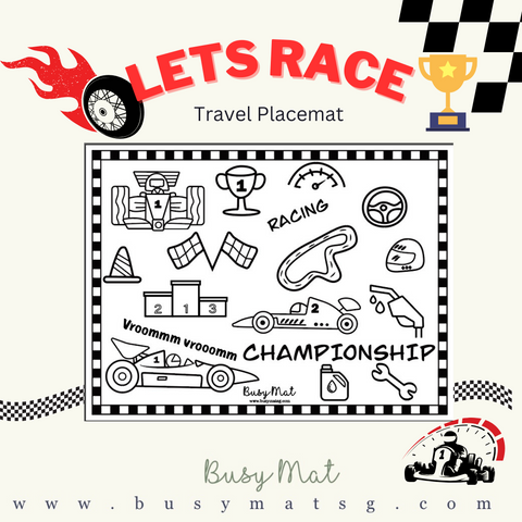 Busy Mat Travel Series: Let's Race