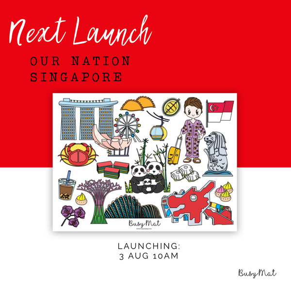Busy Mat Travel Series: Our Nation Singapore no i’m