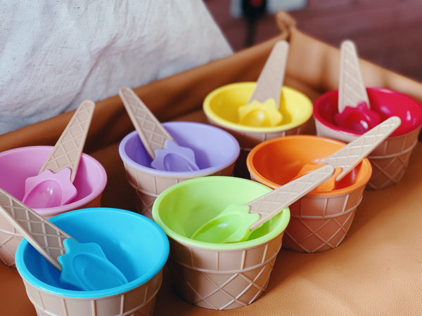 Ice Cream Cups 🍨 (1 set of 7 colours)