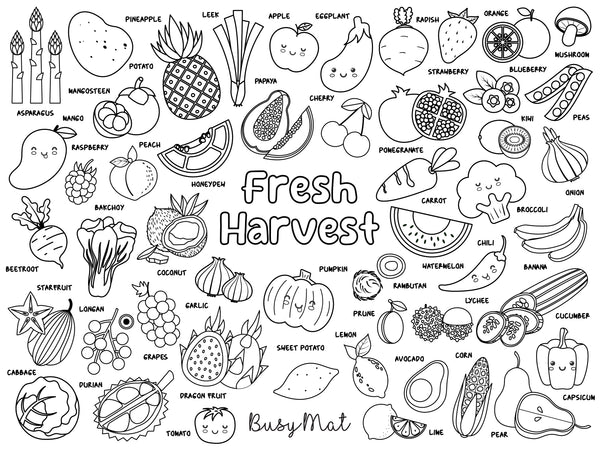 Busy Mat Premium Series: Fresh Harvest