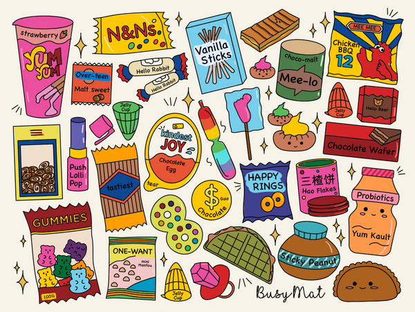 Busy Mat Travel Mat: ChildHood Snacks