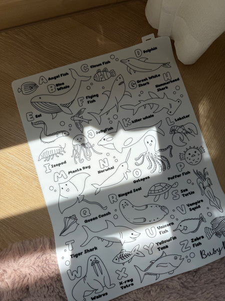 Busy Mat Premium Large Mat: Marine Animals A-Z