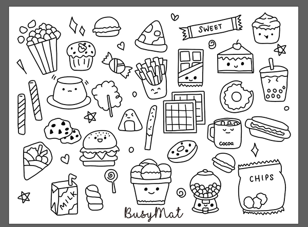Busy Mat Travel Series: Sweets and Snacks