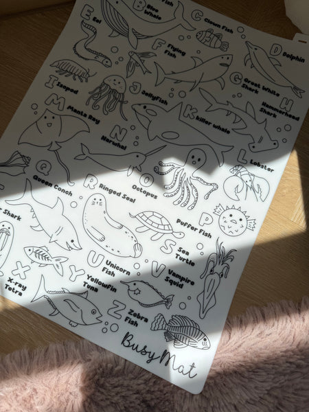 Busy Mat Premium Large Mat: Marine Animals A-Z