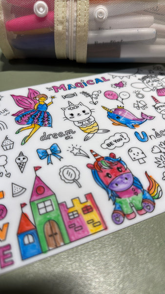 Busy Mat Travel Mat: Unicorn Dreams