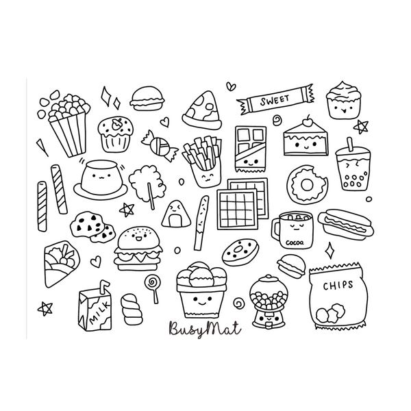 Busy Mat Travel Series: Sweets and Snacks