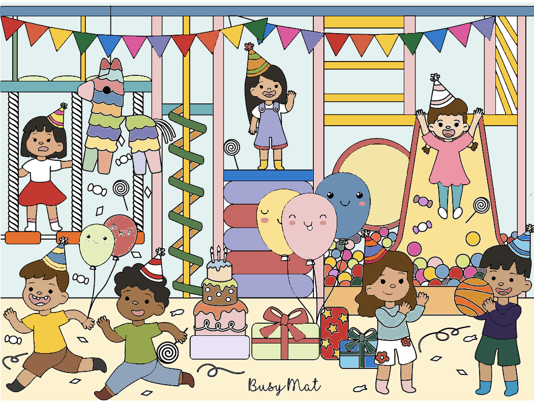 Busy Mat Travel Mat: Party Fun