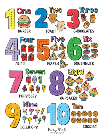 Busy Mat Travel Series: Numbers 1 - 10