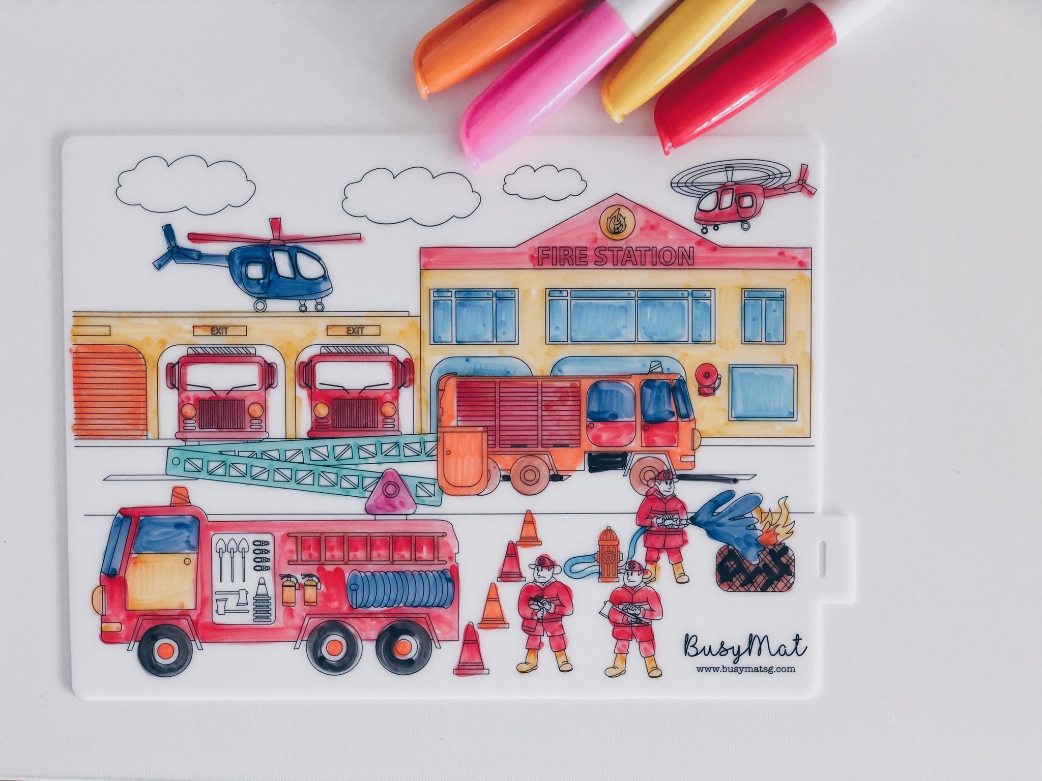 Busy Mat Travel Series: Fire Fighter