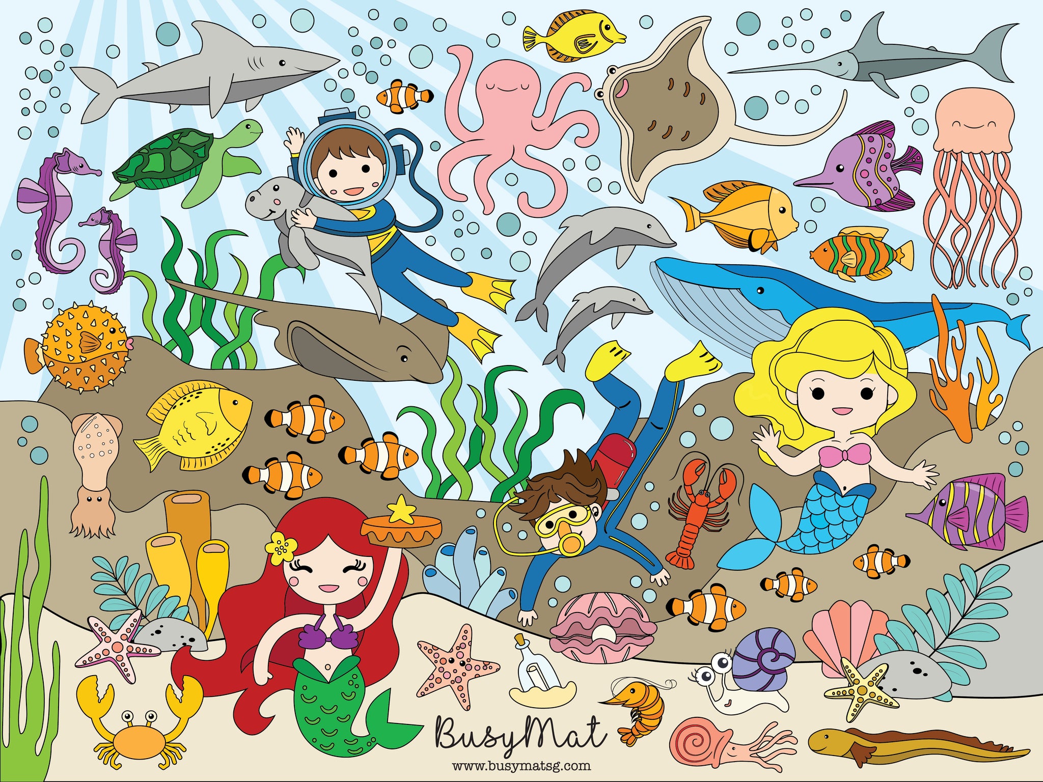 Busy Mat Premium Series: Under the Sea