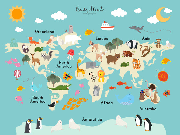 Busy Mat Premium Series: World of Animals