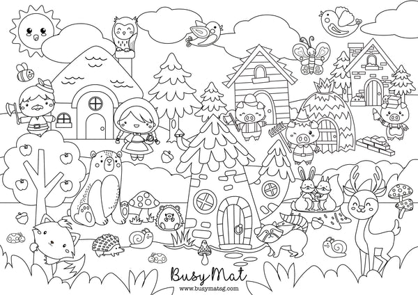 Busy Mat Premium Series: Whimsical Woods 🍄🌲