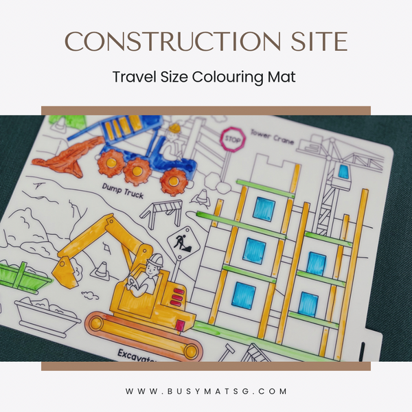 Busy Mat Travel Series: Construction Site