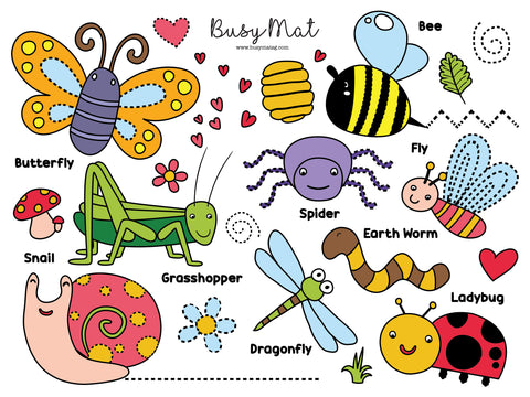 Busy Mat Premium Series: Garden Crawlies