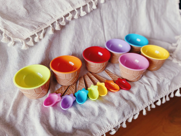 Ice Cream Cups 🍨 (1 set of 7 colours)
