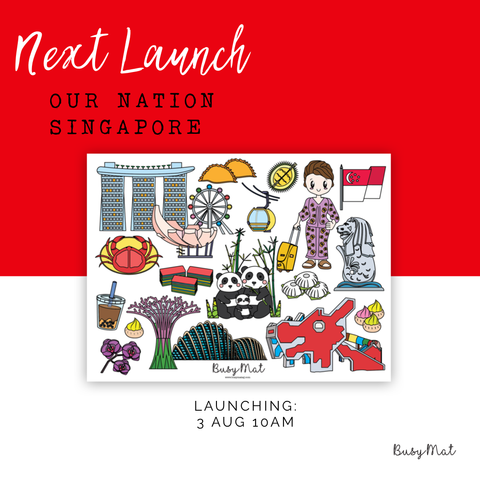 Busy Mat Travel Series: Our Nation Singapore 2022