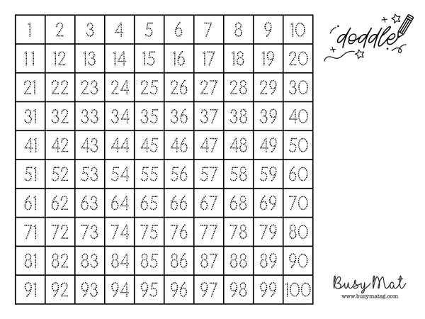 Busy Mat Premium Series: 100 Squares