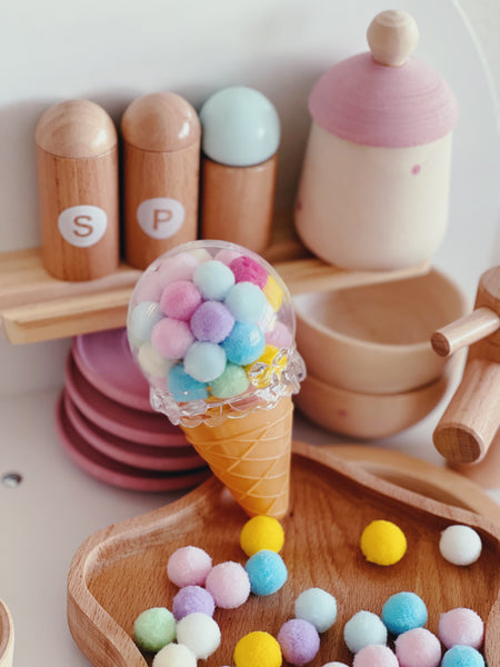 Ice Cream Cone 🍦Pom Poms