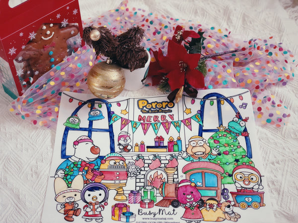 Busy Mat Premium Pororo Collaboration Series: Christmas at Home 🎄