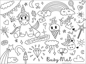 Busy Mat Travel Series: 🦄 Unicorn Magic