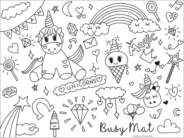 Busy Mat Travel Series: 🦄 Unicorn Magic